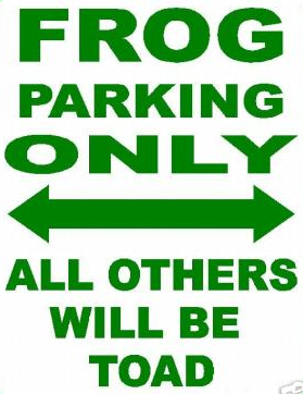 frog parkiing
